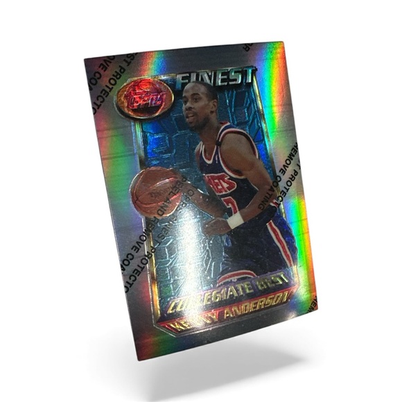 Topps Finest Collegiate Basketball Card - Multicolor Kenny Anderson refractor - Picture 4 of 5